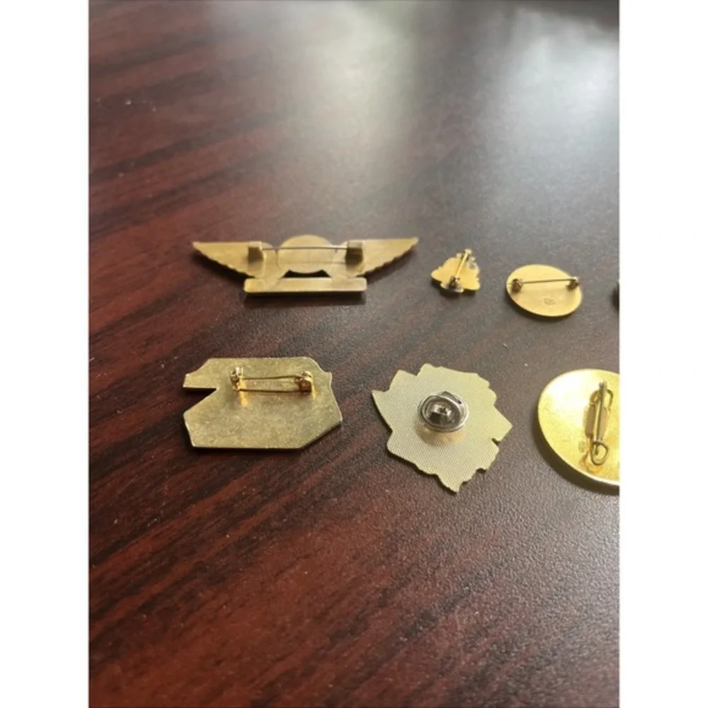 Lot Of 10‎ Random Mixed Lapel Hat Pins B1